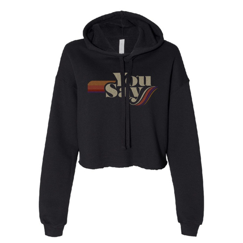 Lauren Daigle You Say Cropped Hoodie Oversized